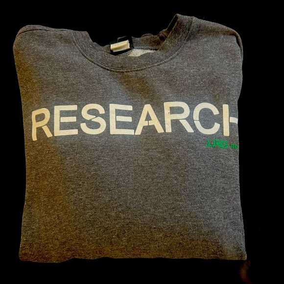 LRG Gray Crewneck with Research Design - Picture 1 of 3